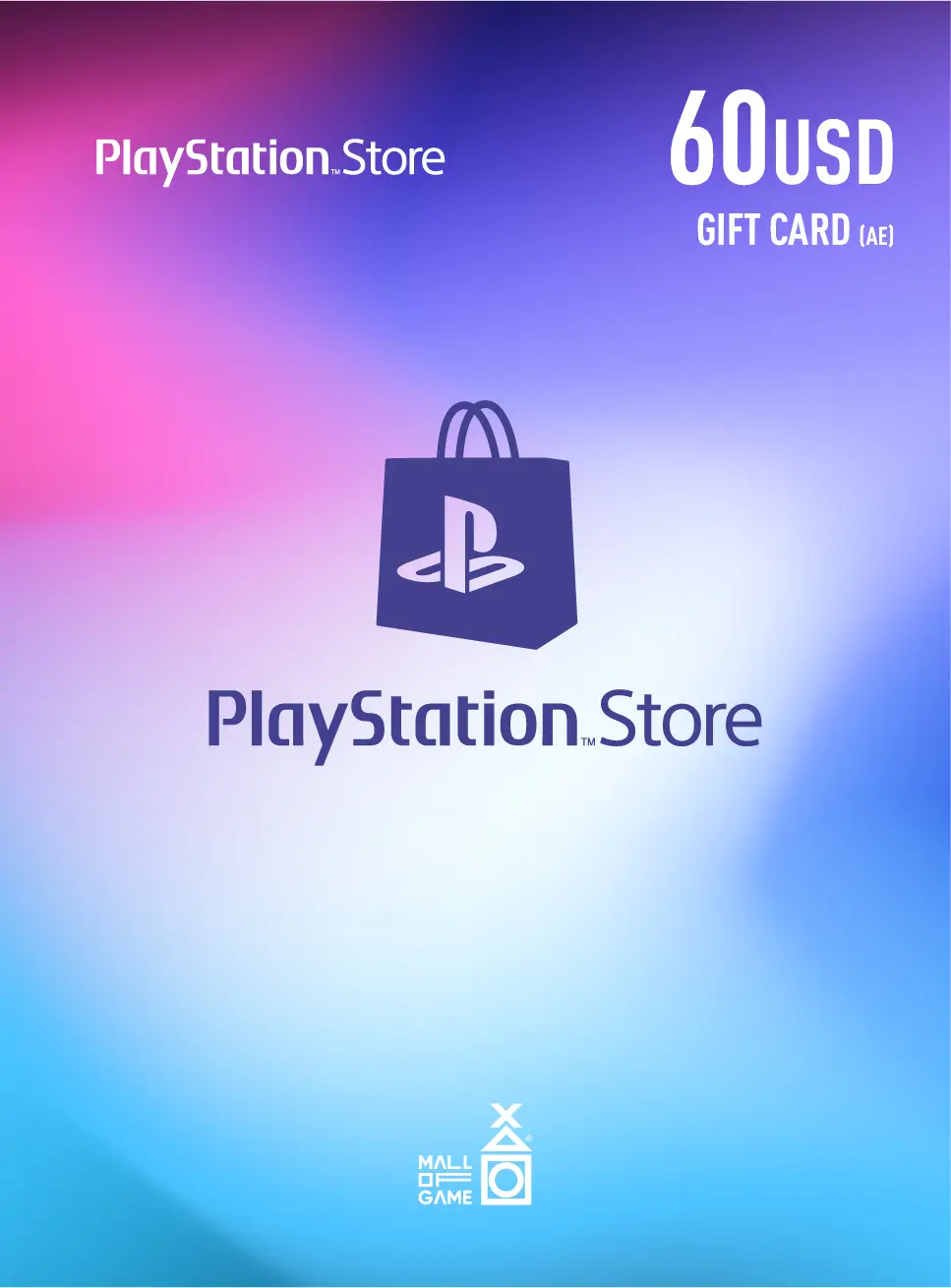 PlayStation™Store USD60 Gift Cards (AE)